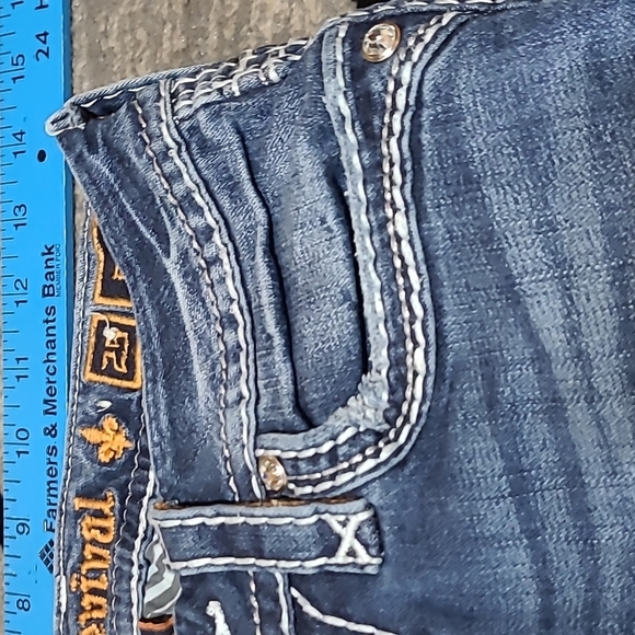 ROCK REVIVAL SHAYLEE RHINESTONES EASY-FIT SKINNY DENIM JEAN - Picture 6 of 16